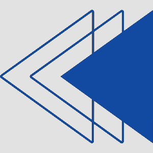 A blue arrow with three lines coming from it.
